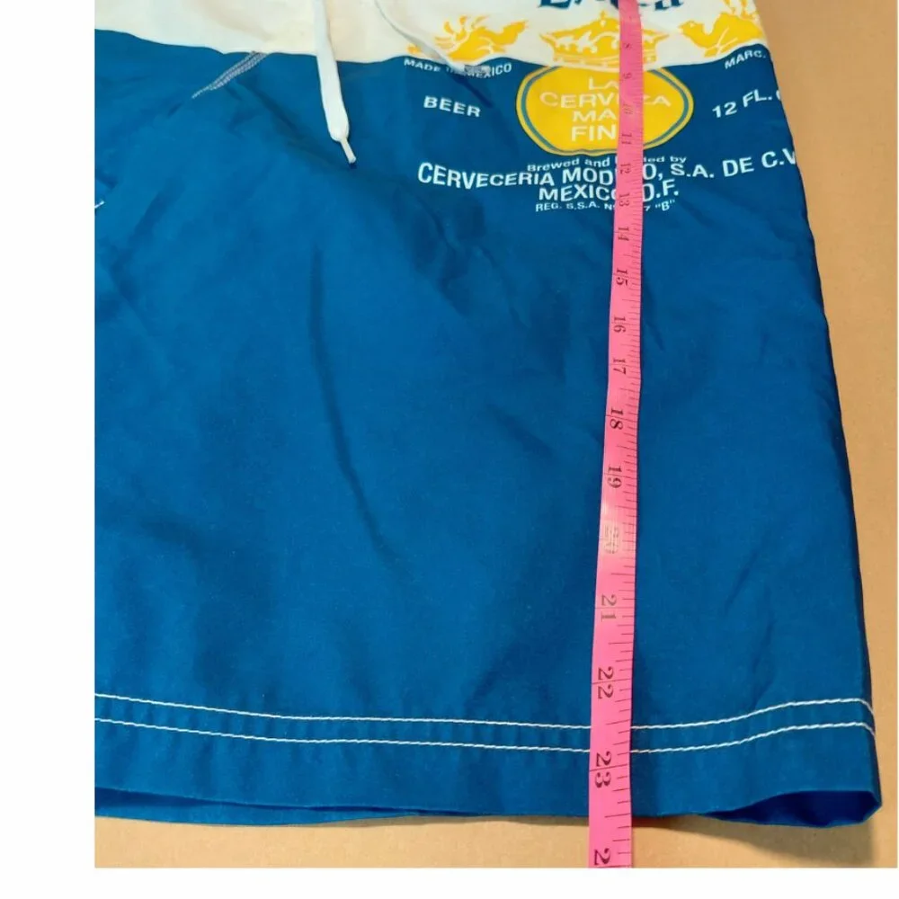 Y2K Corona Extra Men's Swim Trunks Board Shorts Large - Picture 6 of 12